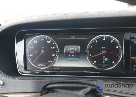 2016 Mercedes-Benz S 550 4Matic из США, поврежденный, VIN WDDUG8FB5GA209779